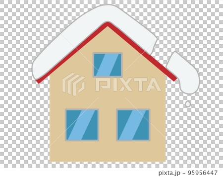 從屋頂飄落的雪 95956447