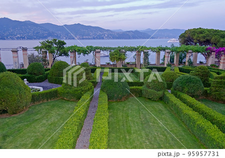 Scenic view in Portofino, Ligurian Coastline, Italy 95957731