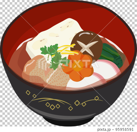 関東風 お雑煮 関東風 お雑煮 95958591