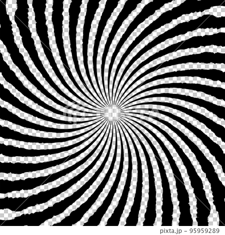 Concentrated line vortex swirl monochrome spiral rotation absorption margin space 95959289