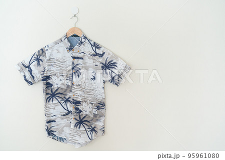 Hawaii shirt hanging on wall Hawaii shirt hanging on wall 95961080