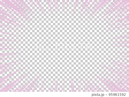 背景放射線_ライトパープル 95961592