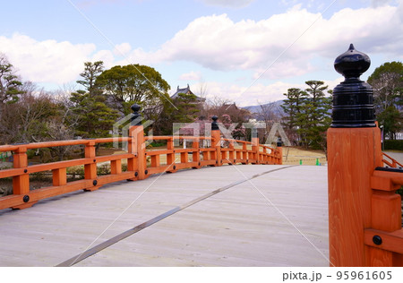 郡山城／極楽橋（奈良県大和郡山市） 95961605