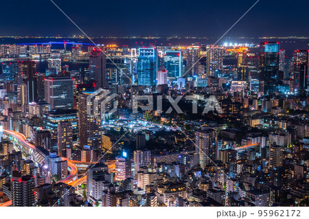 《東京都》東京ブルーナイト・都市風景 95962172