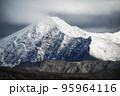 Panoramic aerial view of Caucasian Mountains 95964116