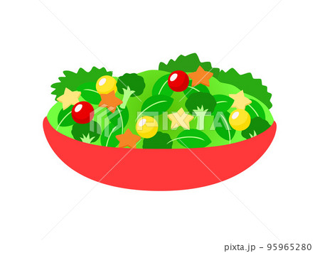 クリスマスの料理　サラダ 95965280