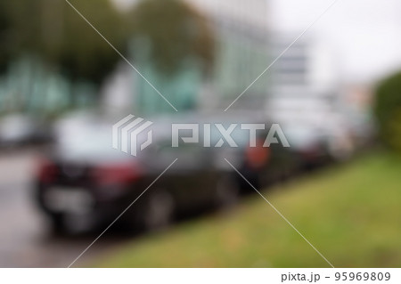 View of the wide road blurred background 95969809