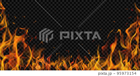 Background of fire flames 95973154