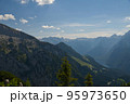 View from the mountain to the Koenigssee in Bavaria 95973650