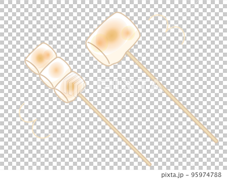 受烤棉花糖啟發的插圖 95974788