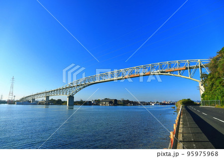 晴天の境水道大橋 晴天の境水道大橋 95975968