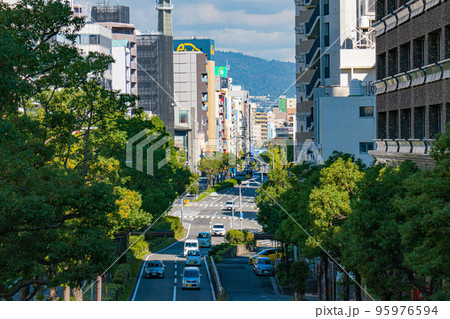 兵庫県　県庁前駅周辺の風景 95976594
