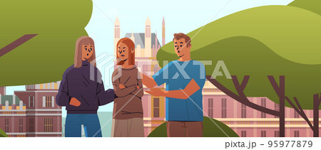 people discussing during meeting generation Z lifestyle concept new modern demography trend with progressive youth gen 95977879