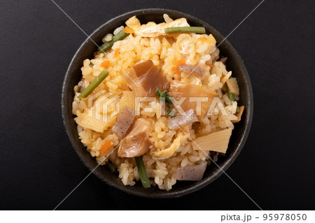 山菜 炊き込みご飯 釜飯 山菜 炊き込みご飯 釜飯 95978050