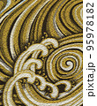 織物　帯　波頭　渦 95978182