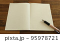 書き込みスペースありのノート 95978721