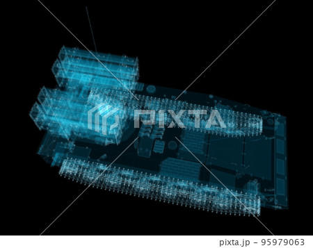 Military track missle system 95979063