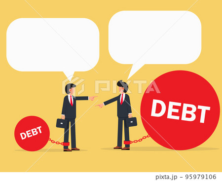 Unequal liability, businessman corporate slavery. Unequal liability, businessman corporate slavery. 95979106