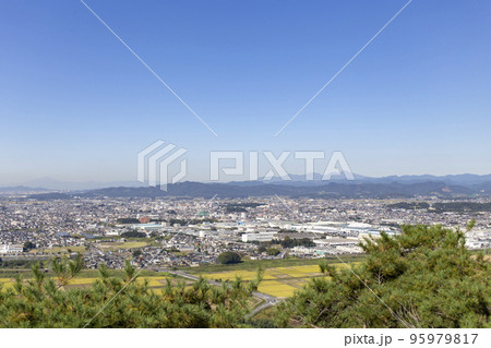 みかも山公園の冒険砦から見える風景 95979817