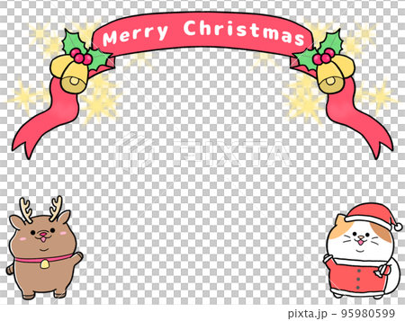 Yurukawa 印花布貓聖誕相框 (3:4) 95980599