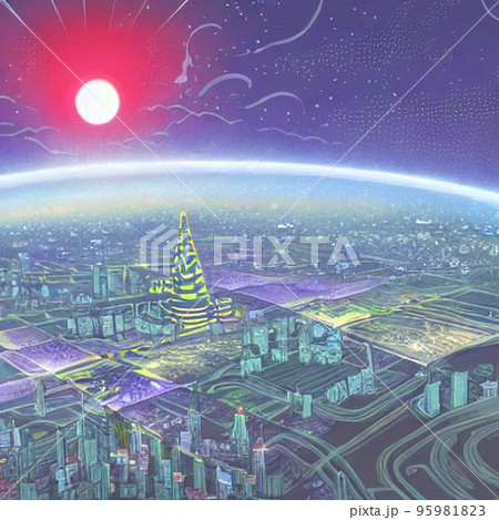 宇宙人の奇妙なド-ム都市 宇宙人の奇妙なド-ム都市 95981823