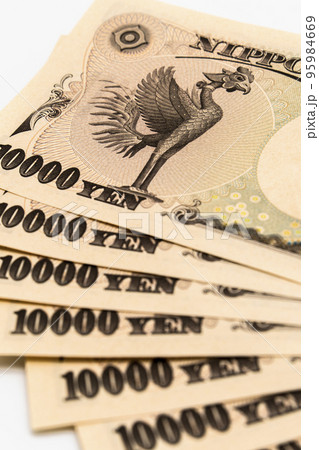 1万円札　紙幣　裏面　イメージ 95984669