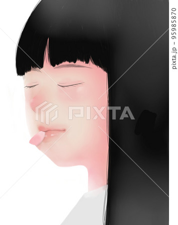 優しい女の子のキャラクターイラスト素材(2) 優しい女の子のキャラクターイラスト素材(2) 95985870