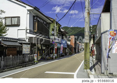 東城の町並み　街道東城路　広島県庄原市 95988016