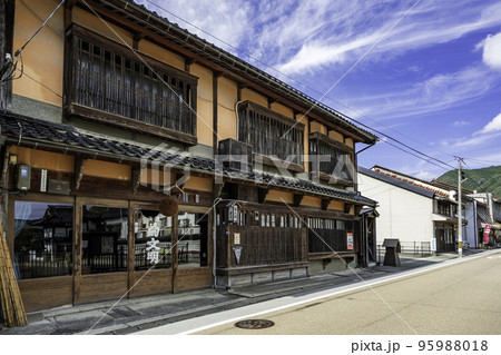東城の町並み　街道東城路　広島県庄原市 95988018