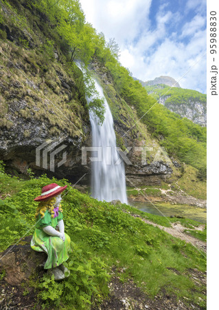 Goriuda waterfall (Fontanon di Goriuda), Province of Udine, Italy 95988830
