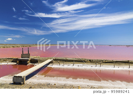 Salin de Giraud in Camargue region, Provence, France Salin de Giraud in Camargue region, Provence, France 95989241
