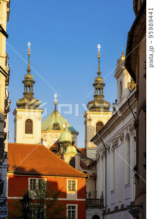 Saint Nicolas church at Old Town Square, Prague, Czech Republic Saint Nicolas church at Old Town Square, Prague, Czech Republic 95989441