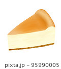 チーズケーキのイラスト素材 95990005