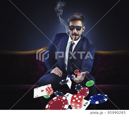 Rich gambler 95990265