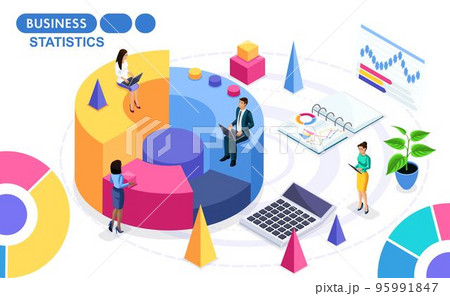 Isometric Concept of the collection and analysis of data on the work of the project. Isometric people on the move. Concepts for web banners and printed materials Isometric Concept of the collection and analysis of data on the work of the project. Isometric people on the move. Concepts for web banners and printed materials 95991847
