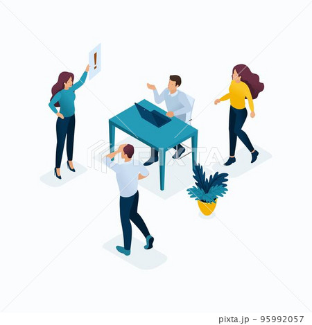Isometric concept templates for business solutions, startup, planning and strategy. Modern vector illustration concepts for website Isometric concept templates for business solutions, startup, planning and strategy. Modern vector illustration concepts for website 95992057