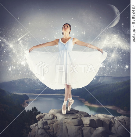 Dancing on a rock 95993487