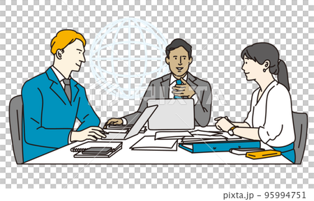 International business people having a meeting 95994751