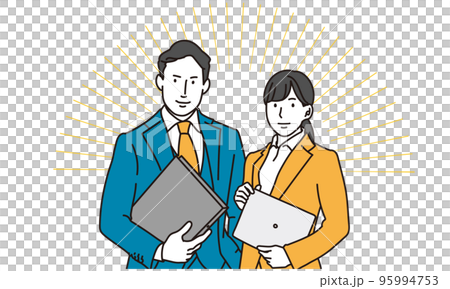 Business person with confidence in job hunting 95994753