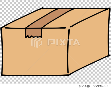 段ボールのイラスト素材 95996092