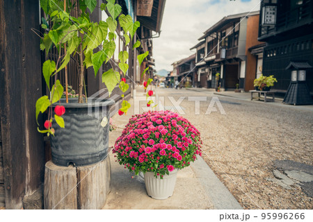 奈良井宿の街並み【中山道】 95996266