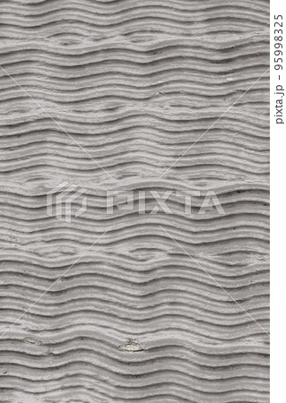Abstract curvy cement pattern with waves on a plastered wall. Creative background Abstract curvy cement pattern with waves on a plastered wall. Creative background 95998325