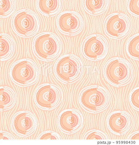 Embroidery Seamless pattern. Circles in hand made style Embroidery Seamless pattern. Circles in hand made style 95998430