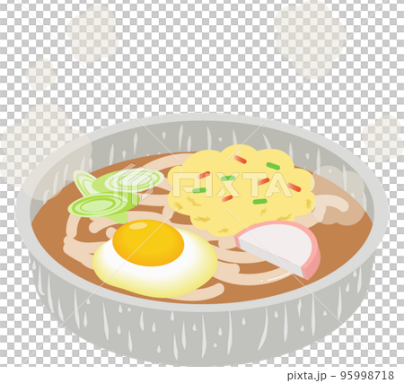 アルミ鍋の鍋焼きうどん 95998718