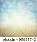 Vintage abstract texture with field and sky 95998742