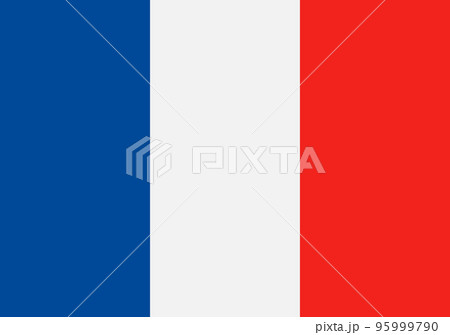Vector flat France flag 95999790
