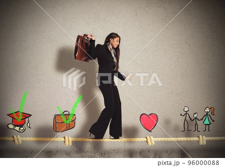 Stages of businesswoman life Stages of businesswoman life 96000088