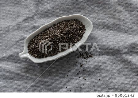 Chia seeds on the table 96001342