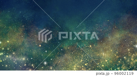 深海のようなイメージの背景 アブストラクト 宝石 キラキラ 96002119
