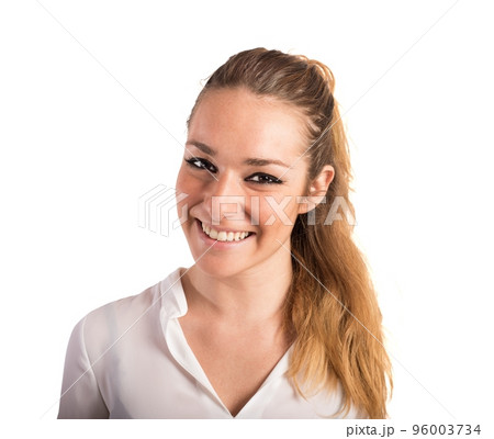 Smiling and solar girl Smiling and solar girl 96003734